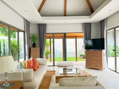 Beautiful Anchan 4 bedrooms villa with private pool for rent in Choeng Thale,Thalang