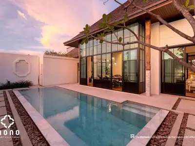 Mono villa 2 bedroom with Private pool for rent in Choeng Thale
