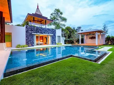 Botanica Bangtao – 4 bedrooms with private pool villa for rent in Choeng Thale