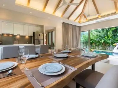 Trichada villa – 3 bedrooms with provate pool for rent in Choeng Thale