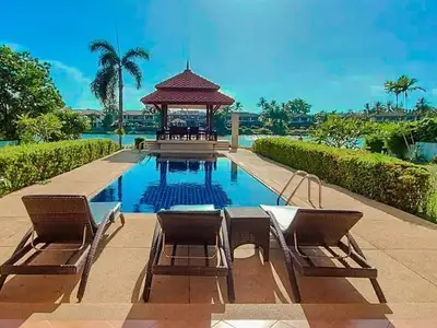 Laguna Lake view – 4 bedrooms with private swimming pool for rent in Choeng Thale