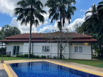 Garden house  – 4 bedrooms with private pool for rent in Choeng Thale