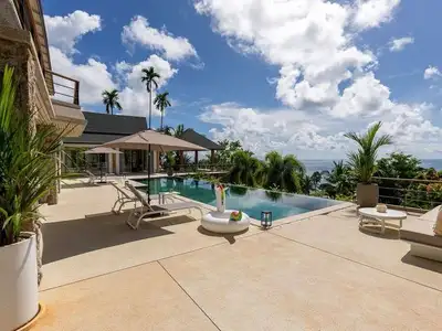 Seaview 5 bedrooms with private pool villa near Surin Beach,Choeng Thale