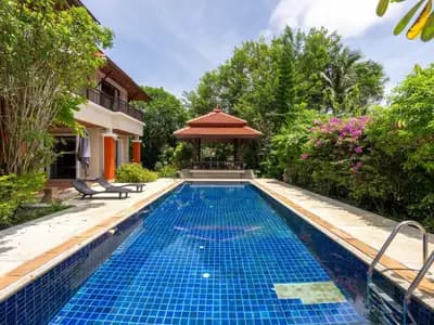 Angsana Laguna Villa – 4 bedrooms pool villa with big garden for rent near Bangtao Beach