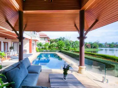 Spacious 5-Bedroom Pool Villa with Lake View for Rent in Laguna, Phuket