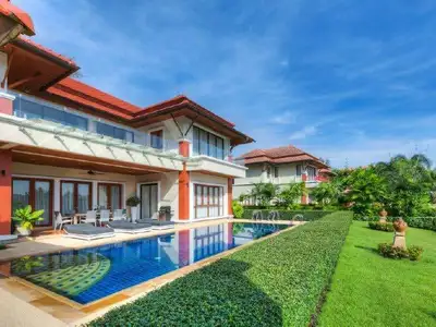 Spacious 5-Bedroom Pool Villa with Lake View for Rent in Laguna, Phuket