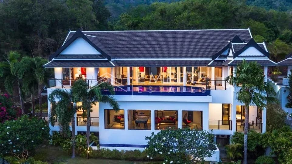 Baan Sawan 5 bedroom Sea view with private pool villa in Rawai