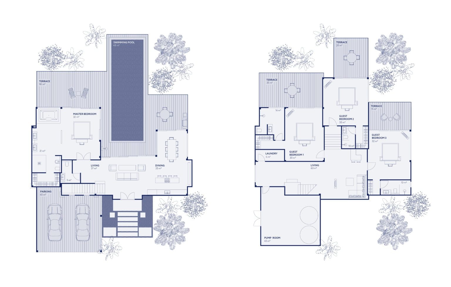 LB Villa Floor Plan