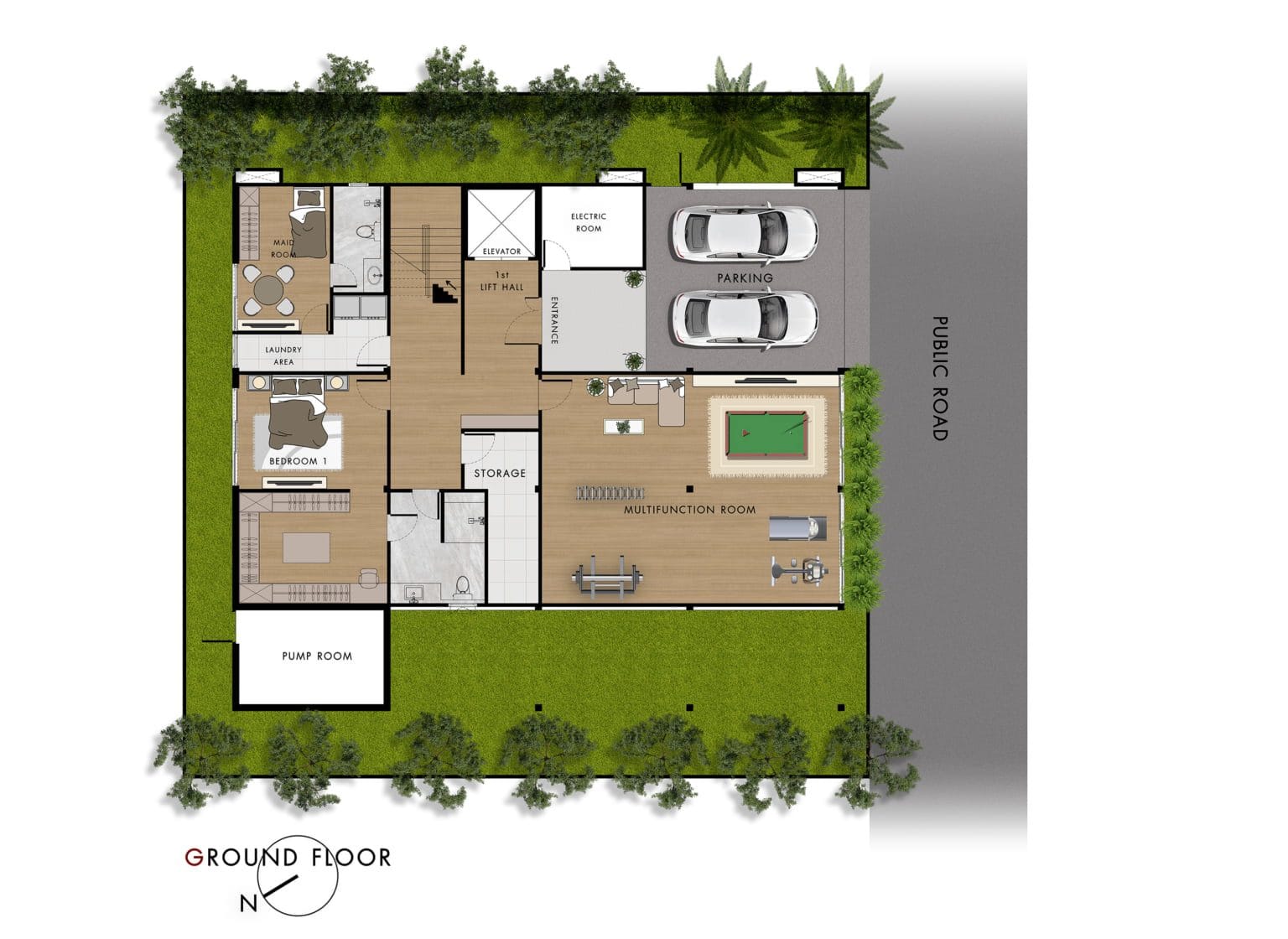 B Floor plan 01