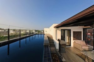 Rooftop of a property in Phuket with Swimming pool